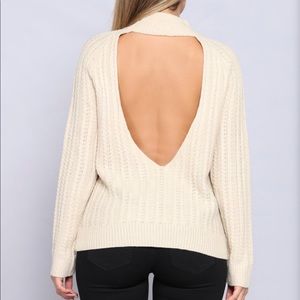 Fashionnova Open-Back Sweater